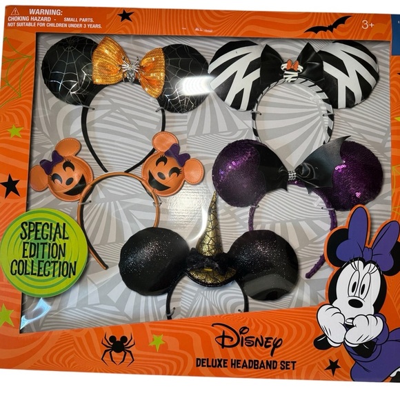 Disney Other - Disney Halloween Deluxe Headband Set